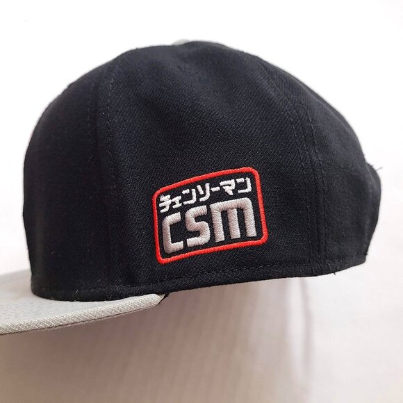 Chainsaw Man Japanese Animation Flat Bill Snapback Hat - Picture 3 of 7